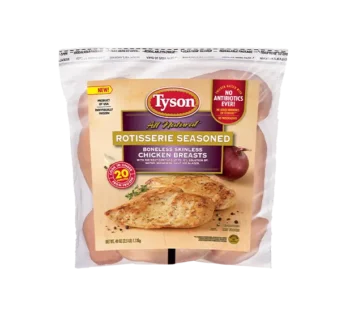 Individually Frozen Rotisserie Seasoned Chicken Breasts