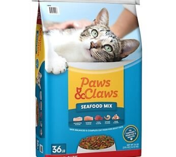 Ocean Fish, Salmon, Tuna, Shrimp and Crab Recipe Dry Cat Food, 36 lb. Bag