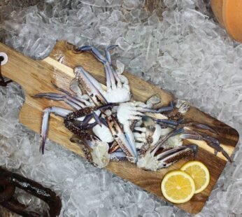 FROZEN 1/2 CUT BLUE SWIMMER CRABS 500G