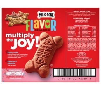 Beef, Chicken, Meaty Dog Biscuit Treats, 7 lb.