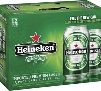 Heineken Original Lager Beer (12 fl. oz. can, 24 pk.)