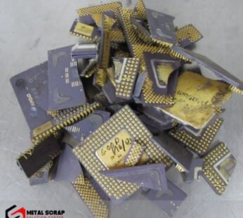 Ceramic CPU scrap (Gold Plated)