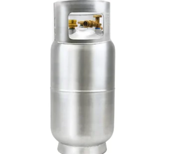 Flame King 33.5lb Aluminum Forklift Propane Tank Cylinder with Gauge