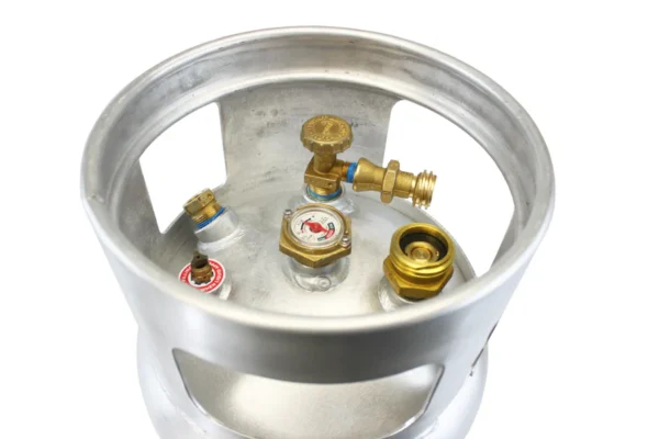 Flame King 33.5lb Aluminum Forklift Propane Tank Cylinder with Gauge - Image 3