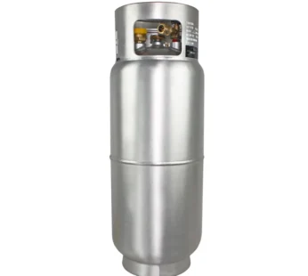 Flame King 43.5lb Aluminum Forklift Propane Tank Cylinder with Gauge