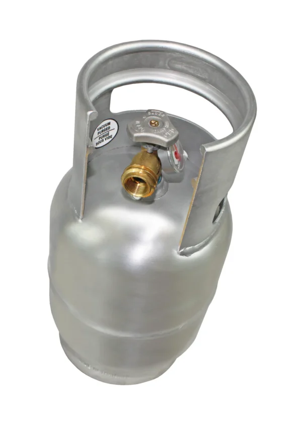 Flame King Lightweight 5lb Aluminum Propane Tank LP Cylinder with OPD & Gauge - Image 9
