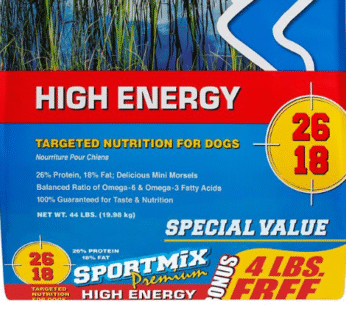Sportmix Adult High Energy Mini Chunk Recipe Dry Dog Food, 44 lb. Bag