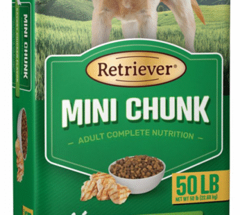 Retriever All Life Stages Mini Chunk Chicken Recipe Dry Dog Food, 50 lb. Bag
