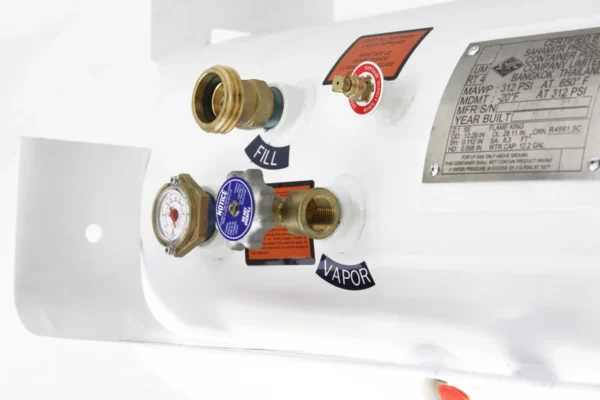 Flame King 12.2 Gal ASME RV Trailer Propane Cylinder Tank - Image 4