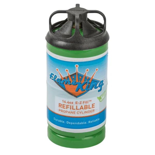 Flame King 2 pack Eco Friendly Sustainable 1lb Refillable Propane Tank LP Cylinder - Image 4
