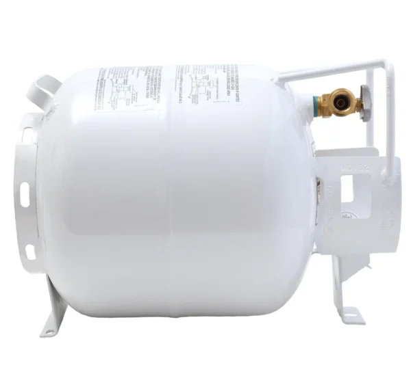 Flame King 20lb Horizontal Propane Cylinder Tank With Valve and Gauge Rv Trailer - Image 3
