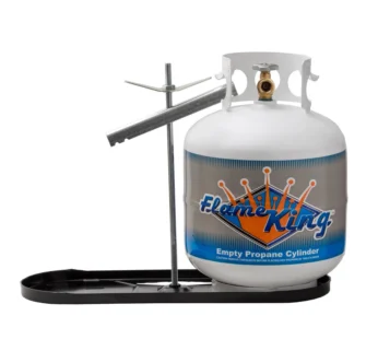 Flame King 20lb Rack for Dual Propane Tank RVs & Trailers