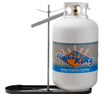Flame King 30lb Rack for Dual Propane Tank RVs & Trailers