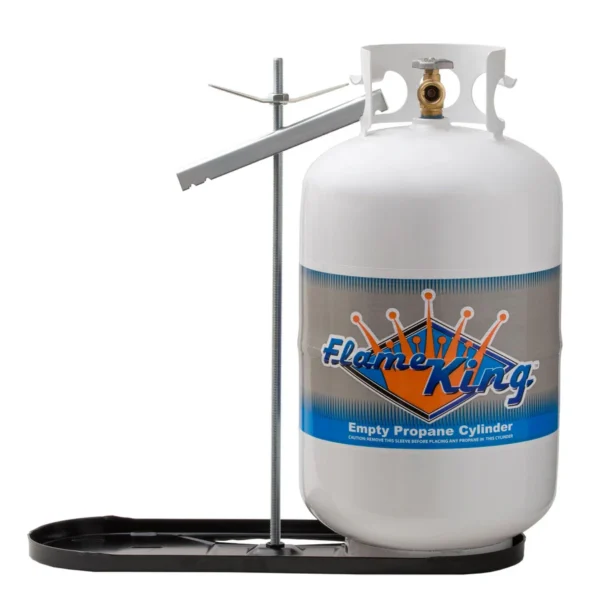 Flame King 30lb Rack for Dual Propane Tank RVs & Trailers